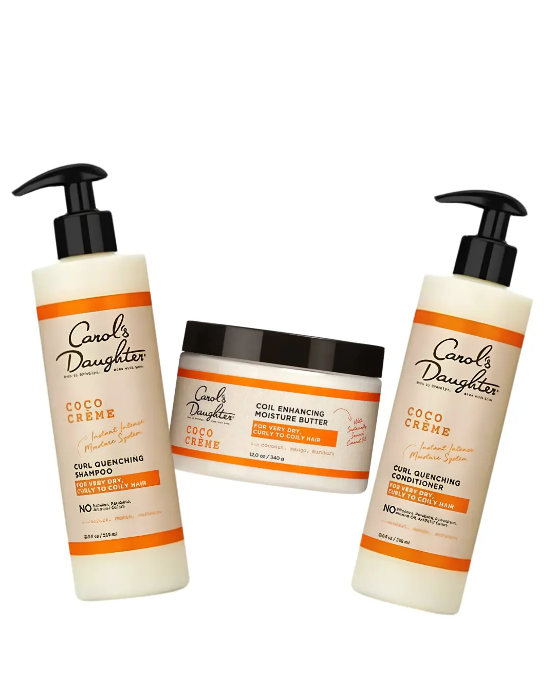 Coco Crème Shampoo, Conditioner, and Moisture Butter Bundle
