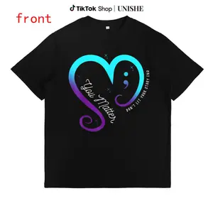 Wear Mental Health Awareness Loud with Semicolon Suicide Prevention Shirt