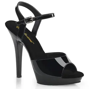 5 Inch Heel LIP-109 Black
