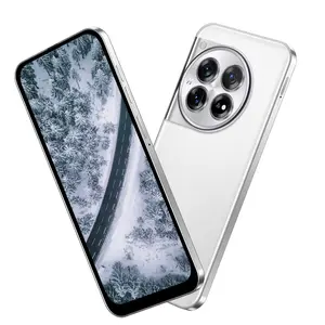 Astarry - Smartphone One Plus 12 4GB+128GB 6.9-inch large screen Bluetooth Wifi Android 12.0 version dual card dual standby 8+21MP high-definition pixel battery 5000mAh processor 8-core facial recognition with fingerprint unlock 4G network Android phone