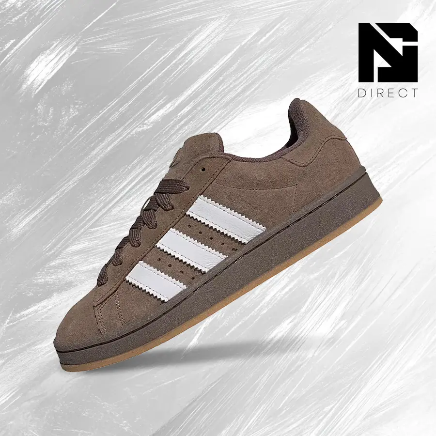 Adidas Campus 00s Unisex Suede Sneakers, Vintage-Inspired Comfortable Casual Streetwear for Back to School, Earth Strata Cloud White Gum, JH8789, Ad, Lifestyle Sneaks, Gym To Streetwear Casual Wear