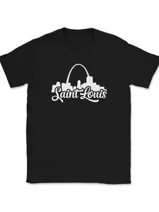 Saint Louis Cityscape T-Shirt Missouri City Graphic Tee