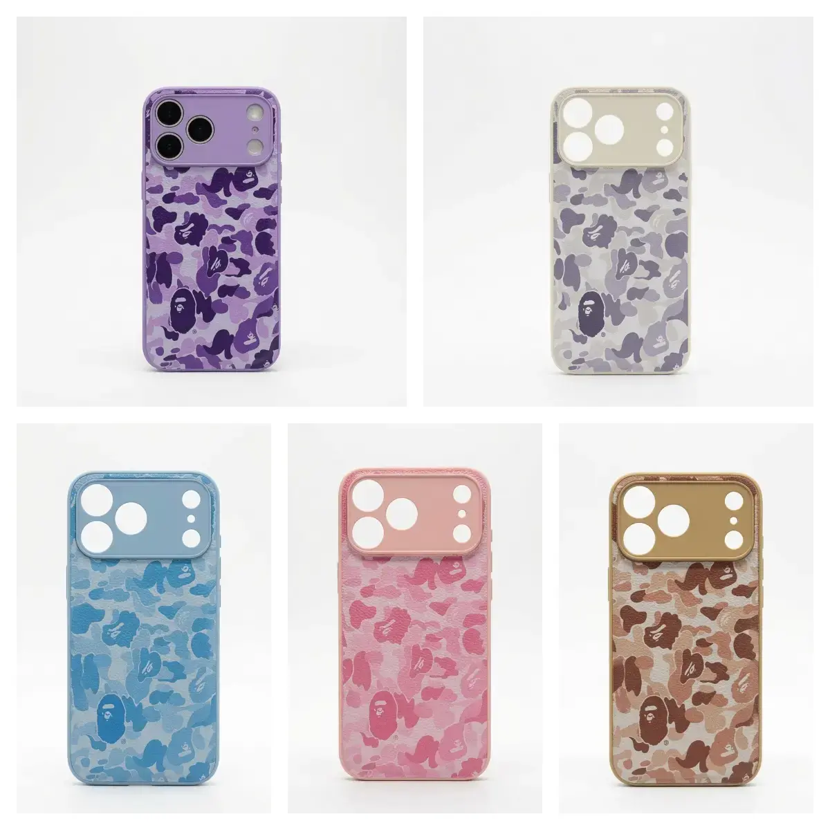 BAPE Ape Head Smartphone Cover - Protective Cellphone Accessory for iPhone 11-17 Pro Max/Plus, Samsung Galaxy S23-25 Devices, Protection