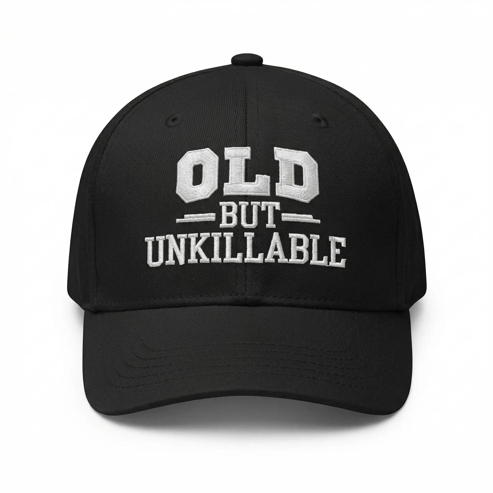 Vintage Distressed Old & Don’t Care Cap, Adjustable Retro Unisex Print Hat, Old & Don’t Care Classic Dad Hat