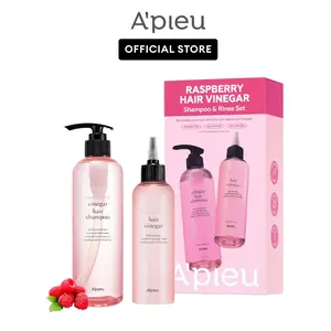 [MISSHA Official] A'pieu Raspberry Hair Shampoo + Rinse Set