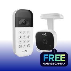 myQ Smart Garage Video Keypad + FREE Smart Garage Camera Bundle myQ Smart Garage Video Keypad + FREE Smart Garage Camera Bundle