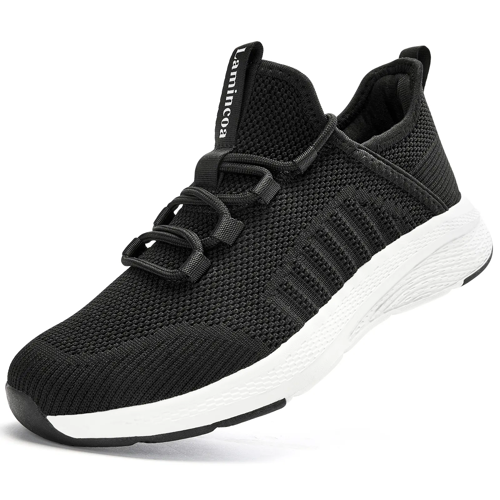 Women's Running Shoes, Lace-Up Slip-On Breathable Mesh Sneakers with Memory Foam, Lightweight Athletic Trainers for Walking & Workout, Workout Sneakers, Breathable Running Sneakers