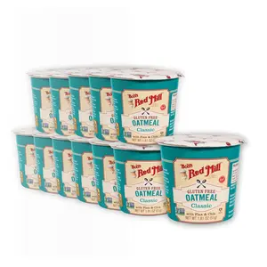 Bob's Red Mill Gluten Free Oatmeal With Flax & Chia, Classic, 12 Cups, (1.81 oz (51 g) Each