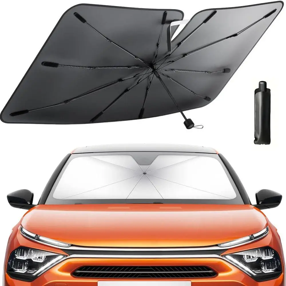 Car Sunshade, Foldable Design Car Sunshade, Multi-layer UV Barrier Coating Insulation Sunshade, Suitable for Cars and SUVs