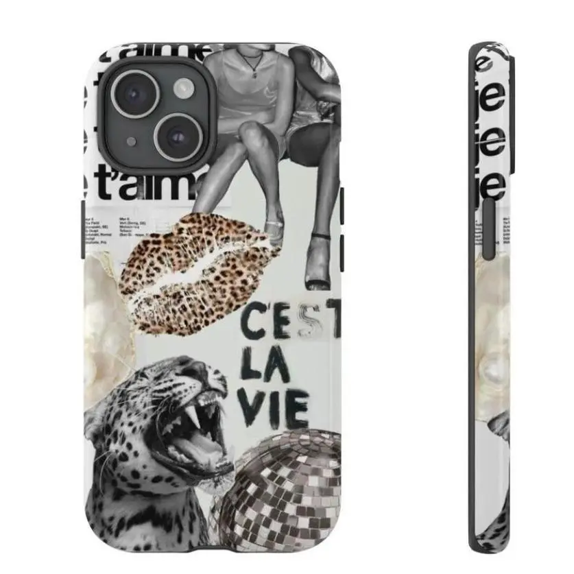 Leopard print phone case star case for iPhone16ProMax, 16 15Pro 14PLUS 13 12Pro 11 Pro Max X XSMAX, Accessories, Polycarbonate
