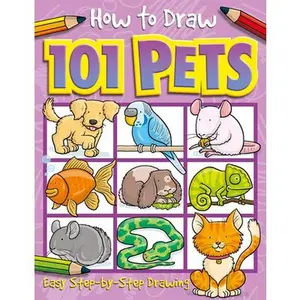 How to Draw 101 Pets -- Barry Green, Paperback