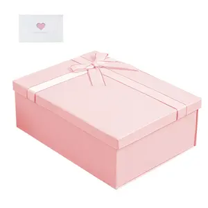 Large Gift Box,9.72'x7.09'x3.35' Gift Boxes with Lids for Presents, Gift Box for Wrapping Gifts.Ideal for Birthday,Weddings,Anniversary,Christmas or Business