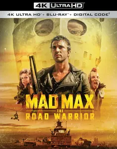 Mad Max: The Road Warrior  [4K ULTRA HD BLU-RAY MOVIE] With Blu-Ray, 4K Mastering, Eco Amaray Case, 2 Pack