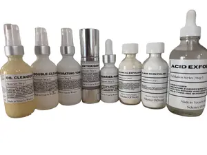 Science of Pretty Complete Skincare & Exfoliation Collection - All-Natural Daily Routine & 3-Step Exfoliation Series for Cleanse Hydrate Protect & Glow