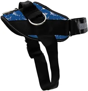 Essential Dog Harness, No-Pull Pet Vest with 3 Leash Clips, No Choke, Reflective, Adjustable and Padded, for Easy Walking and Training for Small, Medium and Large Dogs (Oceanic Blue, S)