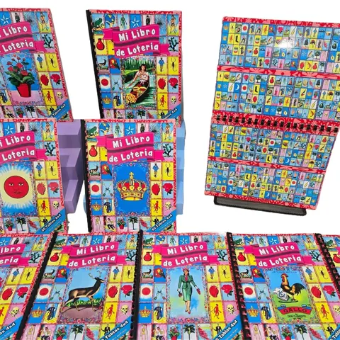 Mi Libro De Loteria 80 Cartas Figuras Pequen̈as -Laminadas  80-card book with small-size figures compact, colorful, and easy to play anywhere!