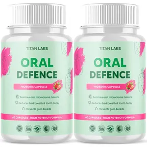 (2 Pack) Oral Defence Advanced Probiotic For Healthy Teeth & Gums 120 Capsules
