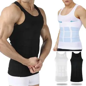 2 pk Mens Slimming Body Shaper Undershirt Vest