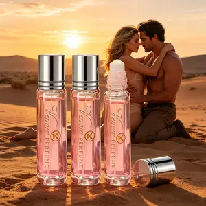 3Pcs Women's Pheromone Roll-on Perfume, Infused with Pheromone Formula, Long Lasting Floral Fruity Scent, Specifically Designed for Him to Make Him Completely Addicted to You and Share a Wild & Wonderful Night Together, Gift for Valentine's Day 10ML