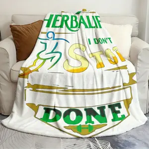 Unique Blanket Herbalife Nutrition I DonT Stop When Unique Quilts Warming blanket plush soft and comfortable Sofa bed travel blanket