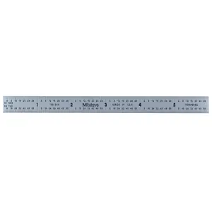 Mitutoyo 182-205 6 in. x 150 mm Flex Steel Rule