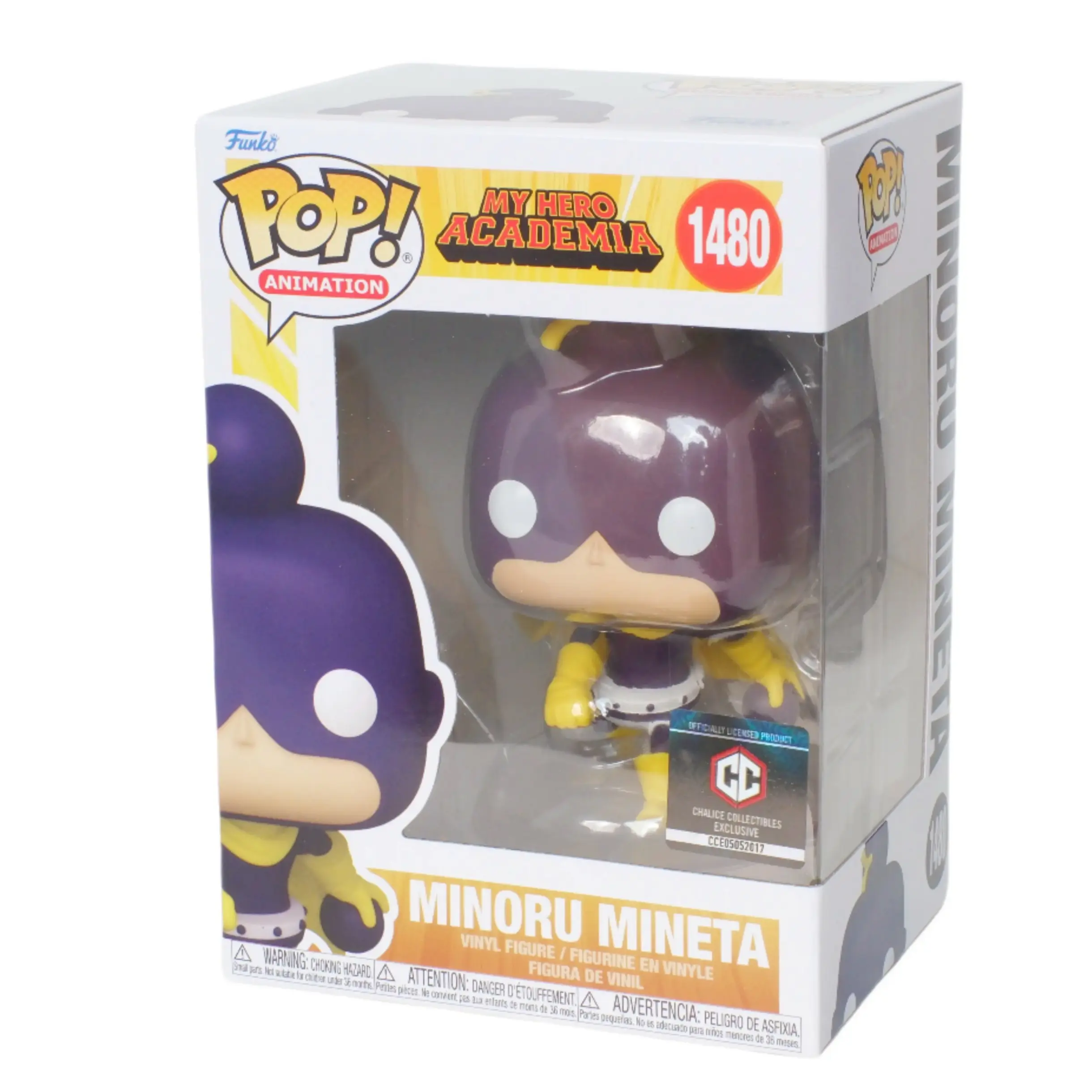 Funko Pop! Animation: My Hero Academia - Minoru Mineta #1480，Chalice Collectibles Ex, with Clear Pop Protector