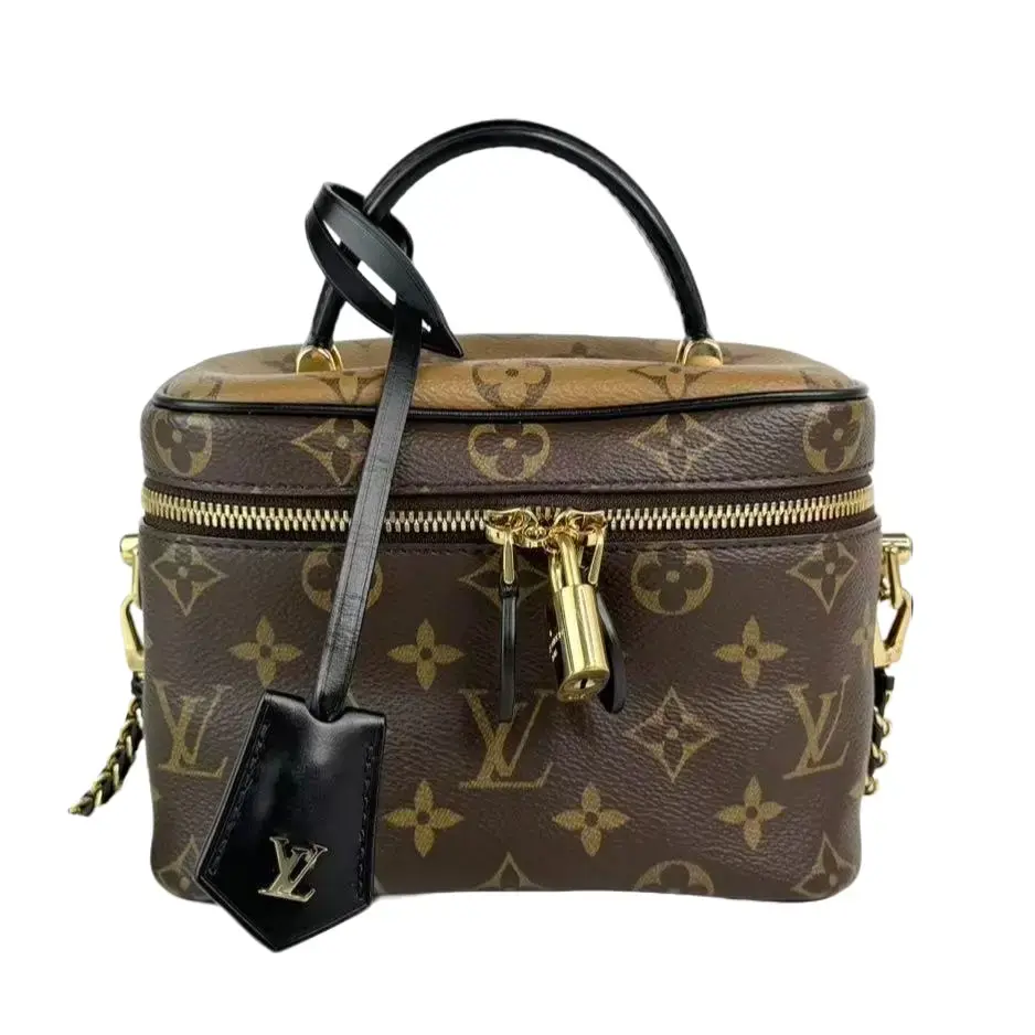 Pre-owned Louis Vuitton Leather Crossbody Bags Vanity Reverse Monogram Cavnas Crossbody Bag