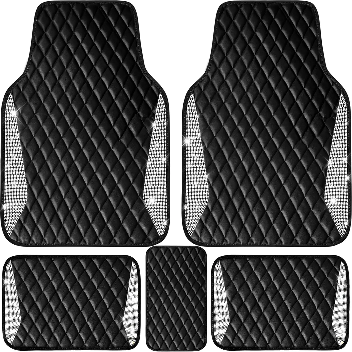 Sliver Diamond Car Mats