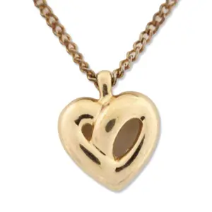 Pre-owned Christian Dior Heart Necklace DIO1040