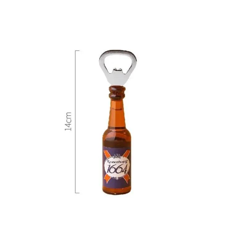 Mini Beer Bottle Opener Magnet – Novelty Beer Bottle Shaped Opener for Fridge, Bar Tool & Kitchen Decor, Perfect Gift for Beer Lovers (5.5")