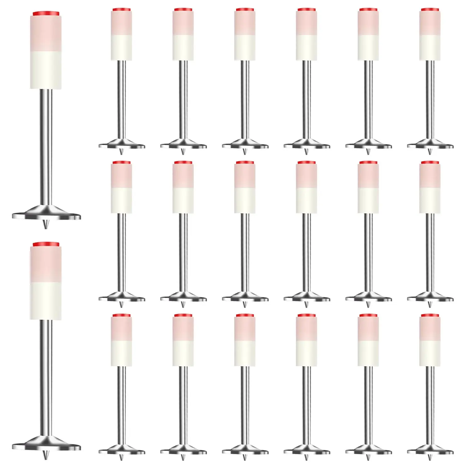 Nail Gun Manual Steel Concrete Nails – 100PCS, 7.3mm / 0.28 Inch Round Nails, Wall Fastening Tool Accessories for Hardwood, Cement Walls, Steel Plates & Red Brick
