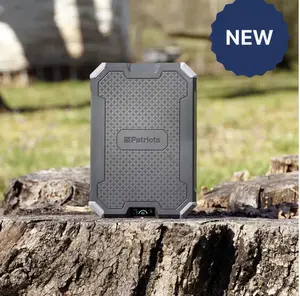 Patriot Power Voyager XL Solar Power Bank - Portable Backup with AC Port & Quick Recharge for Emergencies & Travel