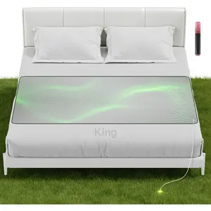 Graphene Grounding Mat for King Bed: Indoor Earth for Sleep & Energy Boost – Sleep Pad with Grounded Benefits – Gift Kit for