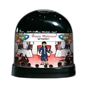 Retirement Party, Female - NTT Personalized Snow Globe