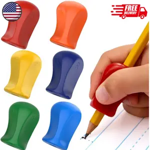 Pencil Grippers 6 Pcs, Improves Kids Handwriting