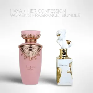 Haya + Her Confession 100ml (3.4oz) - Fragrance Collection Starter Pack - Women's Fragrance Bundle cologne jean paul gaultier  pin