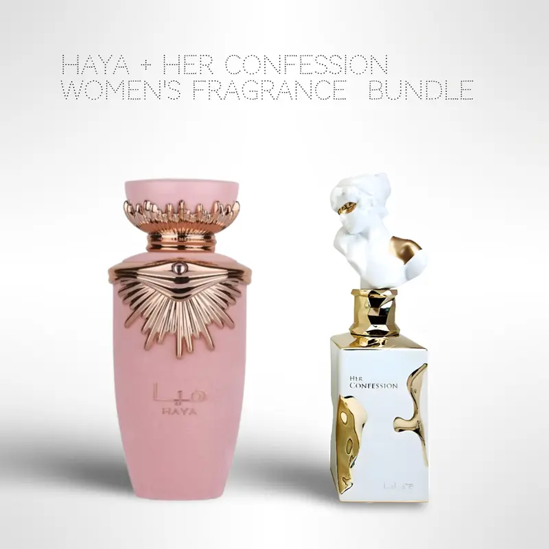 Haya + Her Confession 100ml (3.4oz) - Fragrance Collection Starter Pack - Women's Fragrance Bundle cologne jean paul gaultier  pin
