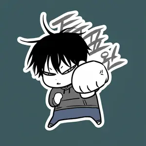 Kim Euihyun BL Manhwa Character Sticker
