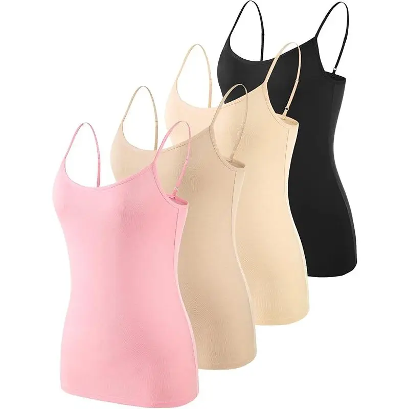 4 Pack - Black/Apricot/Beige/Pink