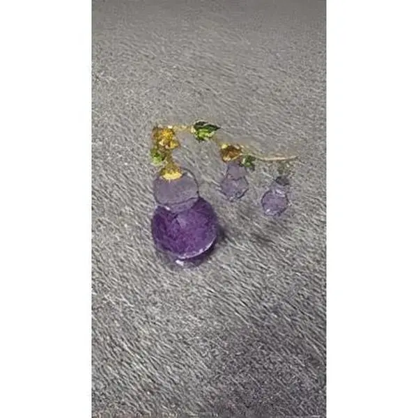 Purple Bubble Gourd Light‑Luxury Ornament