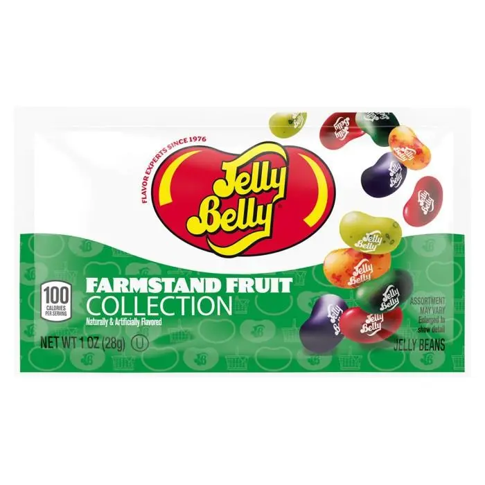 Jelly Belly Farmstand Fruit Collection Jelly Beans 1oz 20ct