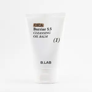 B.LAB Cica Barrier 5.5 Cleansing Oil Balm 3.4oz Gentle Hydrating Facial Cleanser for Sensitive Skin with Centella Asiatica and 5.5 pH Level