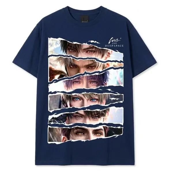 Love And Deepspace Inspired Character T-Shirt | Anime Game Style Graphic Tee | Fantasy Romance Fan Shirt | Anime Gaming Gift T-Shirt