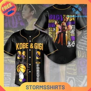 Black Mamba KobeBryanttt Baseball Jersey Shirt