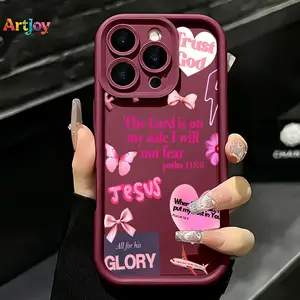 Trust God Jesus Inspirational Scripture Print Phone Case， For Galaxy S25, S24, S23, S22, S21 PLUS, FE And Ultra,Galaxy A33 Compatible With For Iphone17 Pro Max, 16, 15, 14 And 13. It Makes A Perfect Gift For Birthdays, Holidays,