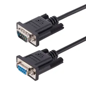 Startech 9FMNM-3M-RS232-CABLE 3M RS232 Serial Null Modem DB9 Male-Female 28 AWG Cable