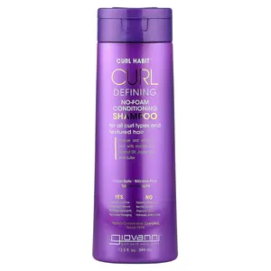 Giovanni Curl Habit™, Curl Defining No-Foam Conditioning Shampoo, For All Curl Types and Textured Hair, 13.5 fl oz (399 ml)
