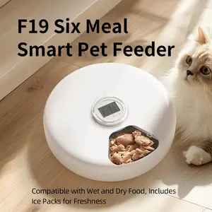 Smart Automatic Pet Feeder, Wet And Dry Food Dispenser, 6 Meal Modes, Ideal for Cats Dogs, Efficient Pet Supplies Bowls