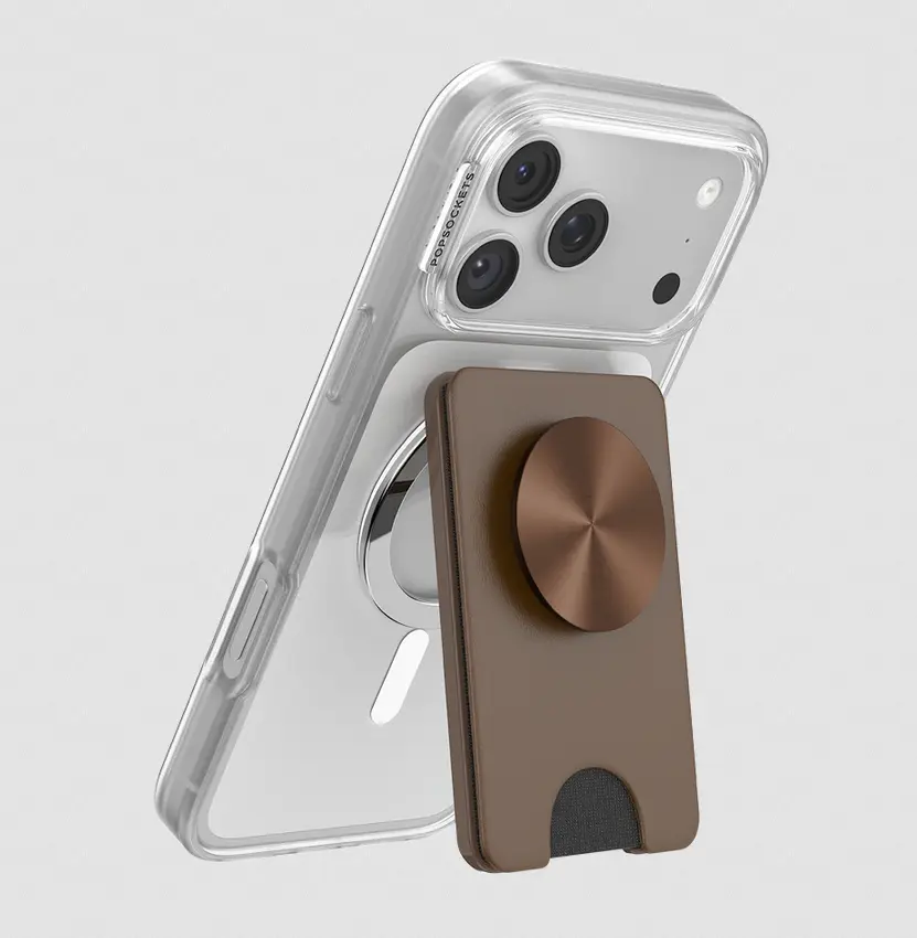 popsockets Cocoa Radial  MagSafe Kick-Out PopWallet+ & Stand