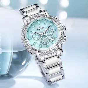 Labaoli dream goddess ceramic watch independent second dial diamond mother-of-pearl large dial belt